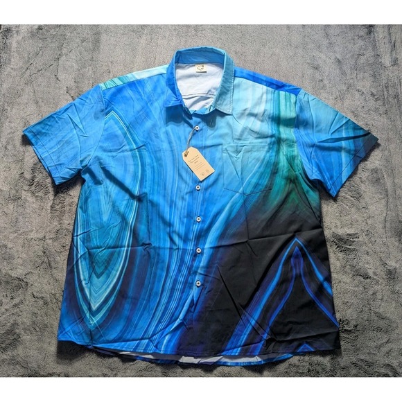 Other - Hardaddy Short Sleeve Button Up Hawaiian Shirt Men's Size XL